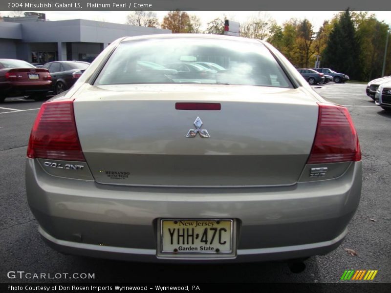 Platinum Pearl / Creme 2004 Mitsubishi Galant LS