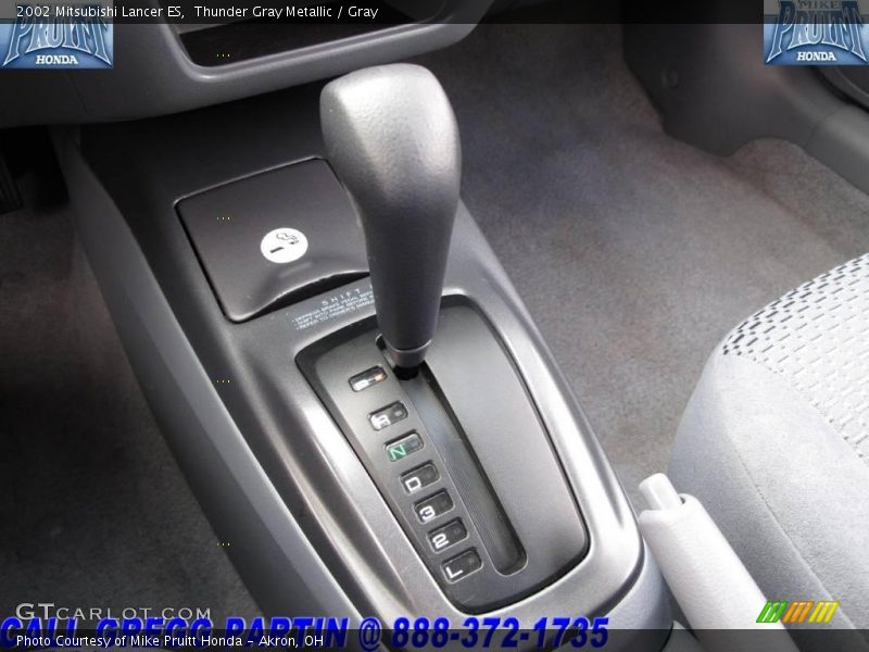 Thunder Gray Metallic / Gray 2002 Mitsubishi Lancer ES