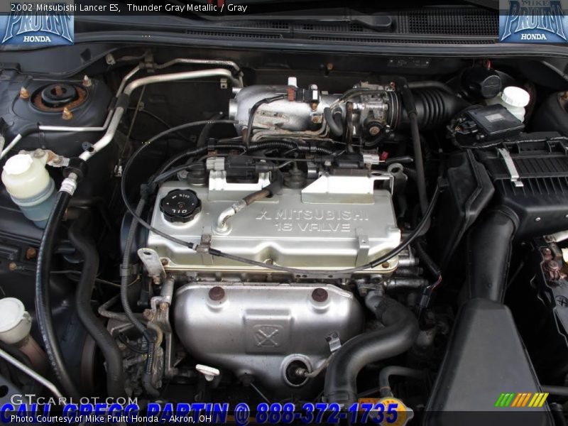 Thunder Gray Metallic / Gray 2002 Mitsubishi Lancer ES