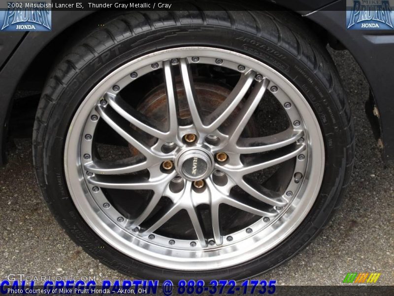 Thunder Gray Metallic / Gray 2002 Mitsubishi Lancer ES