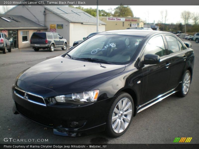 Tarmac Black Pearl / Black 2010 Mitsubishi Lancer GTS