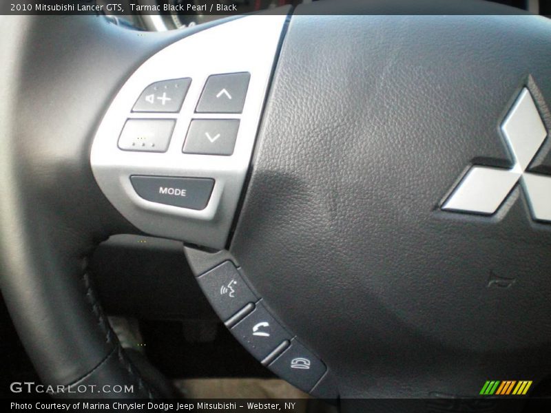Tarmac Black Pearl / Black 2010 Mitsubishi Lancer GTS