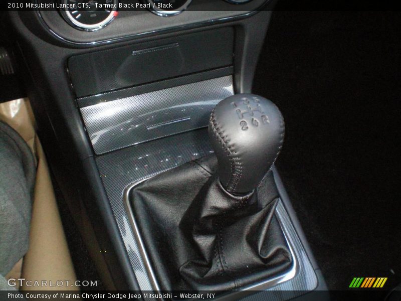 Tarmac Black Pearl / Black 2010 Mitsubishi Lancer GTS