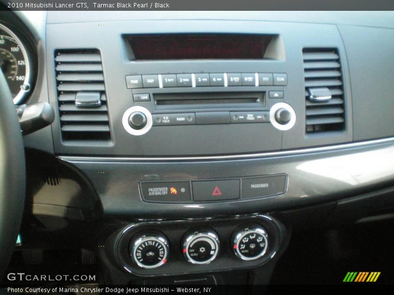 Tarmac Black Pearl / Black 2010 Mitsubishi Lancer GTS
