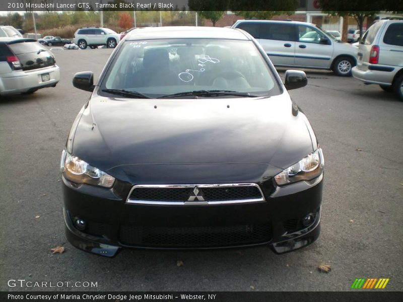 Tarmac Black Pearl / Black 2010 Mitsubishi Lancer GTS