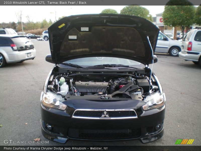 Tarmac Black Pearl / Black 2010 Mitsubishi Lancer GTS