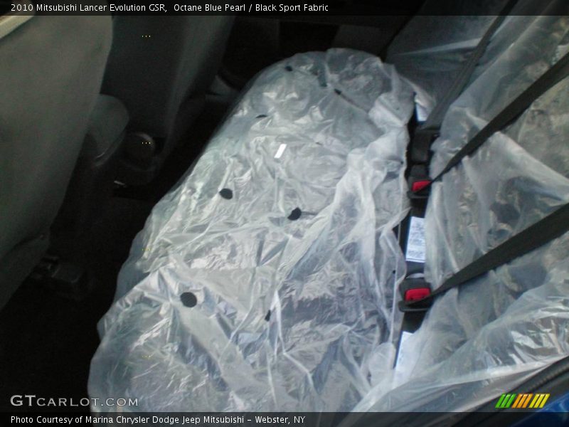 Octane Blue Pearl / Black Sport Fabric 2010 Mitsubishi Lancer Evolution GSR