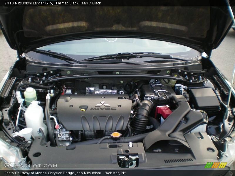 Tarmac Black Pearl / Black 2010 Mitsubishi Lancer GTS