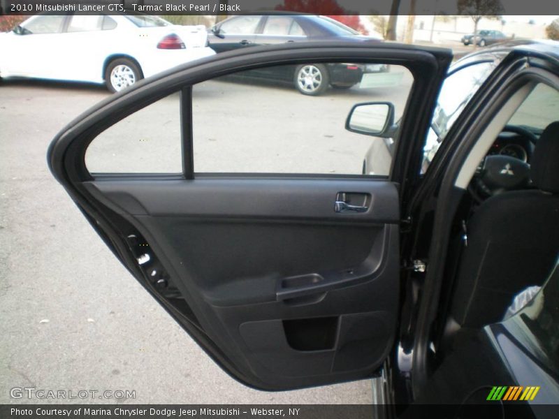Tarmac Black Pearl / Black 2010 Mitsubishi Lancer GTS