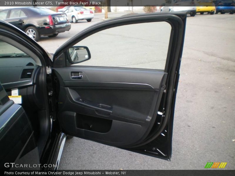 Tarmac Black Pearl / Black 2010 Mitsubishi Lancer GTS