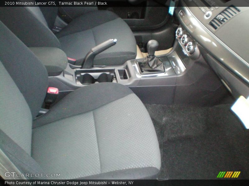 Tarmac Black Pearl / Black 2010 Mitsubishi Lancer GTS