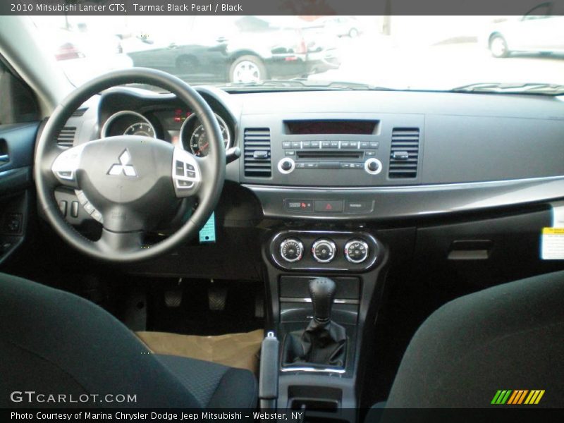 Tarmac Black Pearl / Black 2010 Mitsubishi Lancer GTS