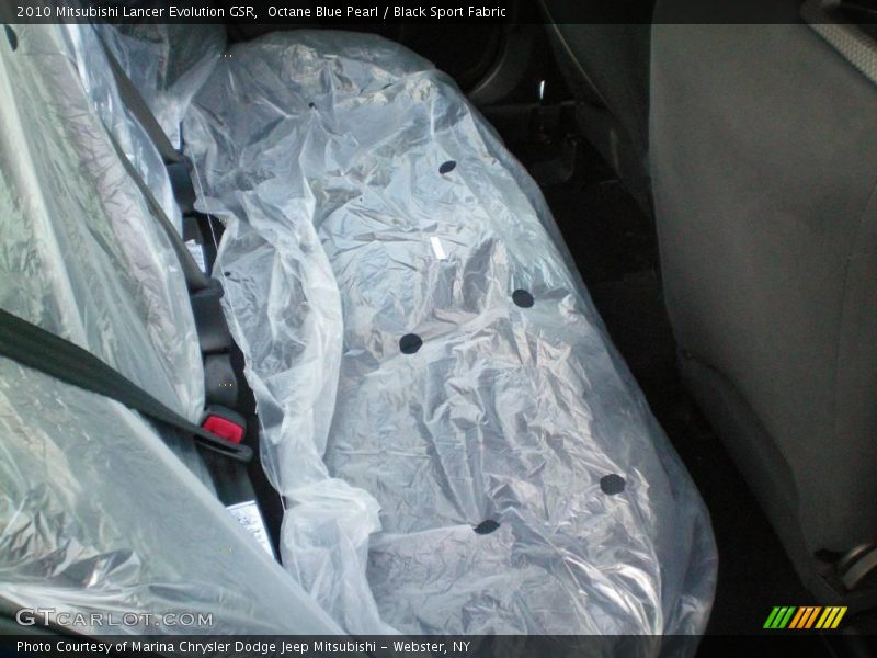 Octane Blue Pearl / Black Sport Fabric 2010 Mitsubishi Lancer Evolution GSR