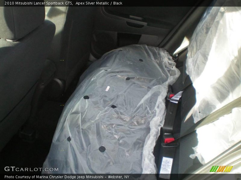 Apex Silver Metallic / Black 2010 Mitsubishi Lancer Sportback GTS