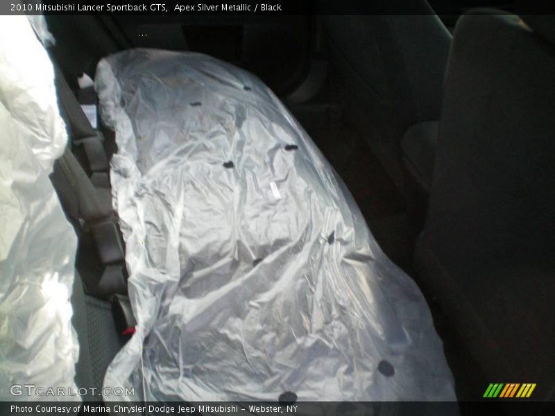 Apex Silver Metallic / Black 2010 Mitsubishi Lancer Sportback GTS