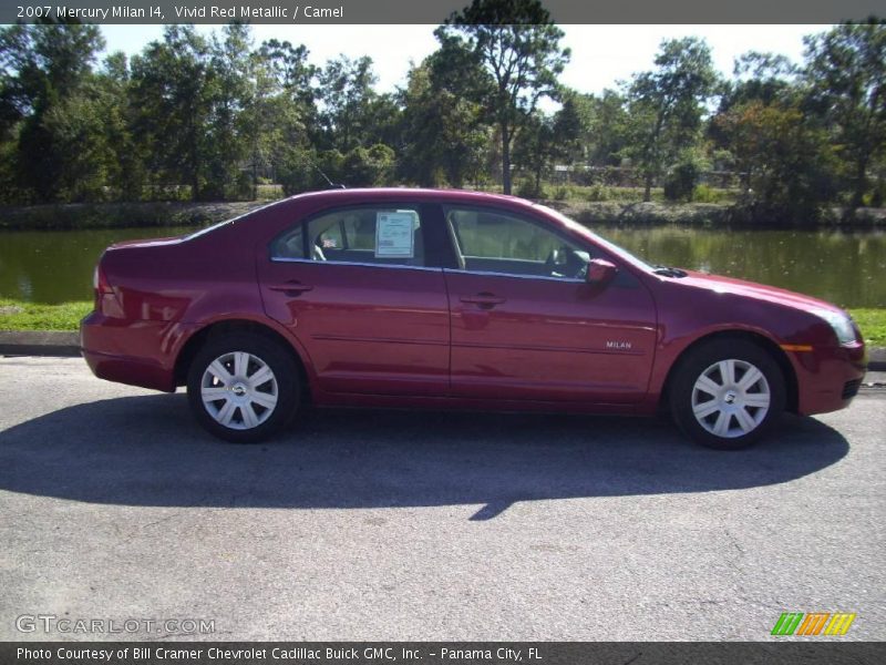 Vivid Red Metallic / Camel 2007 Mercury Milan I4