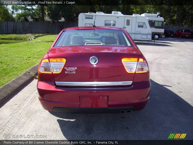 Vivid Red Metallic / Camel 2007 Mercury Milan I4