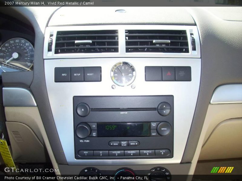 Vivid Red Metallic / Camel 2007 Mercury Milan I4