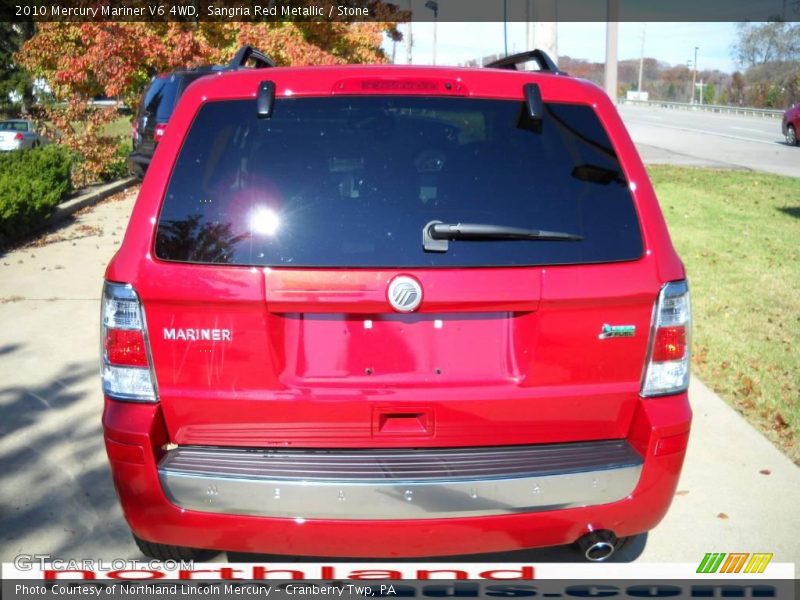 Sangria Red Metallic / Stone 2010 Mercury Mariner V6 4WD