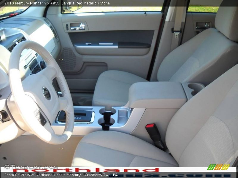 Sangria Red Metallic / Stone 2010 Mercury Mariner V6 4WD