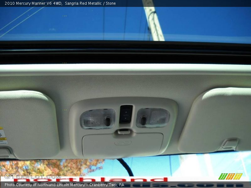Sangria Red Metallic / Stone 2010 Mercury Mariner V6 4WD