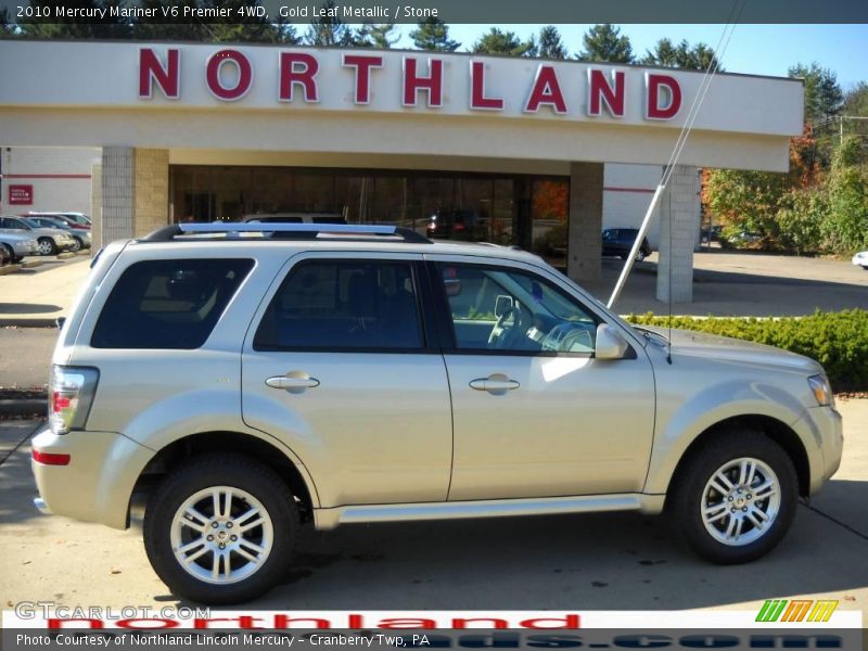 Gold Leaf Metallic / Stone 2010 Mercury Mariner V6 Premier 4WD