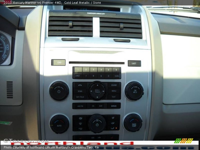 Gold Leaf Metallic / Stone 2010 Mercury Mariner V6 Premier 4WD
