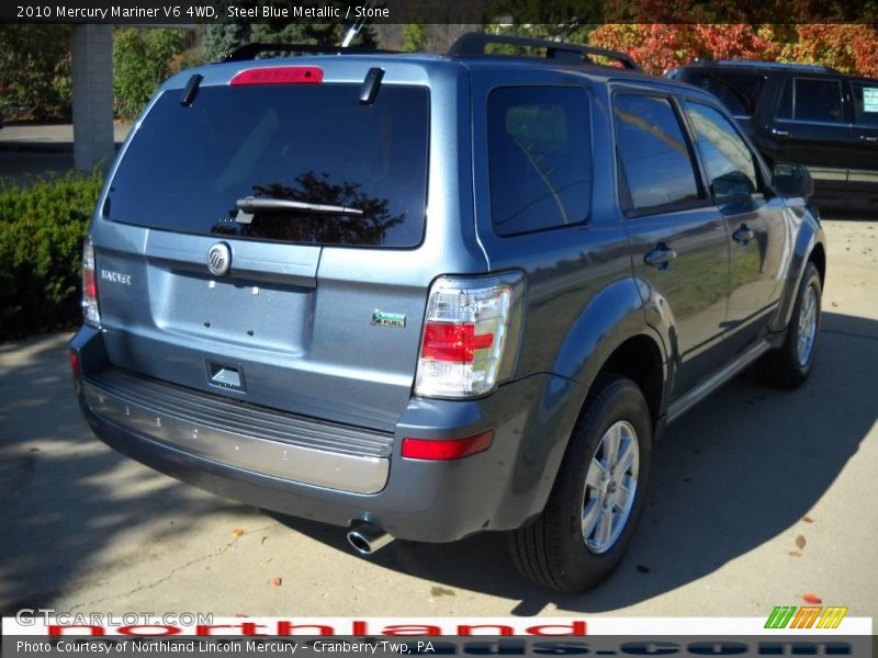 Steel Blue Metallic / Stone 2010 Mercury Mariner V6 4WD
