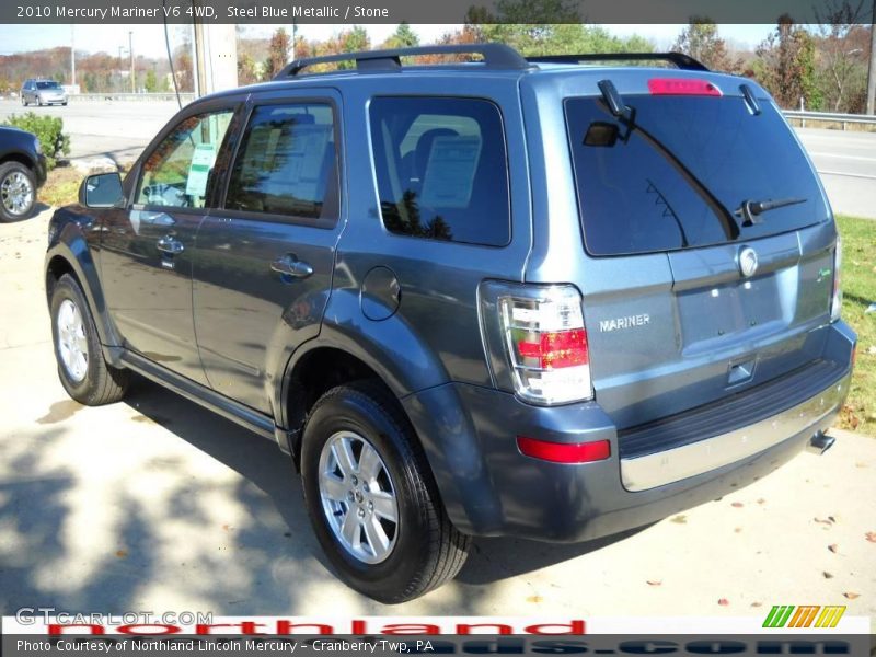 Steel Blue Metallic / Stone 2010 Mercury Mariner V6 4WD