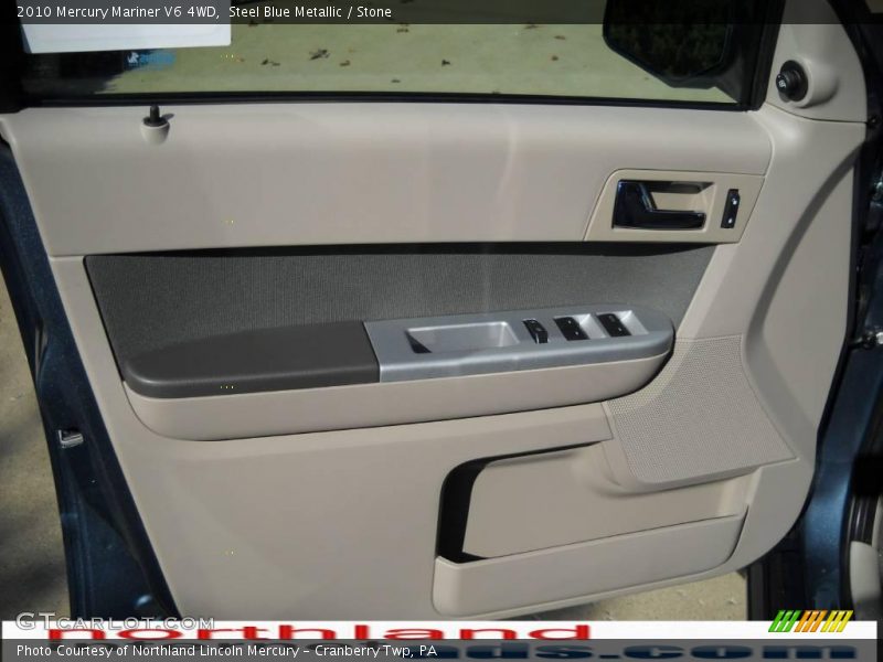 Steel Blue Metallic / Stone 2010 Mercury Mariner V6 4WD