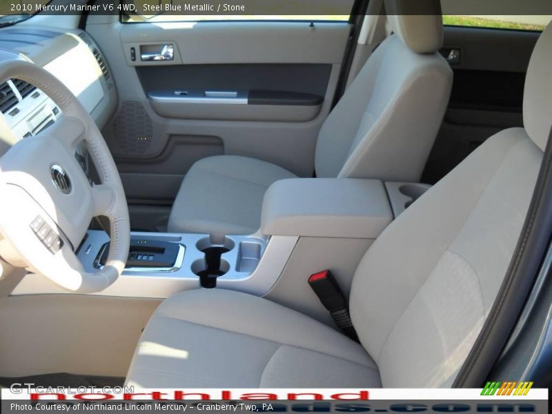 Steel Blue Metallic / Stone 2010 Mercury Mariner V6 4WD