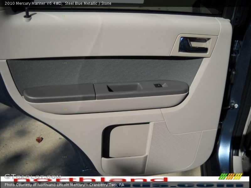 Steel Blue Metallic / Stone 2010 Mercury Mariner V6 4WD