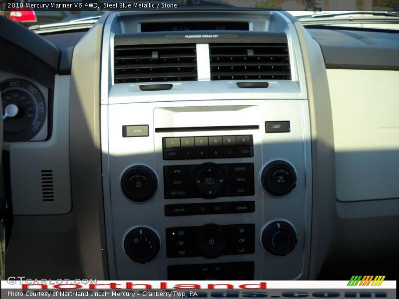 Steel Blue Metallic / Stone 2010 Mercury Mariner V6 4WD