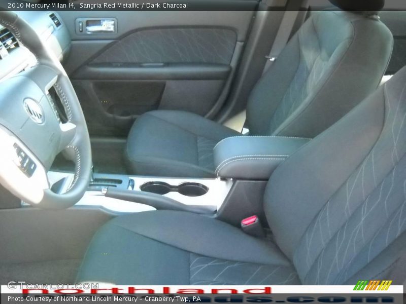 Sangria Red Metallic / Dark Charcoal 2010 Mercury Milan I4