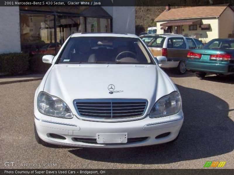 Glacier White / Java 2001 Mercedes-Benz S 430 Sedan