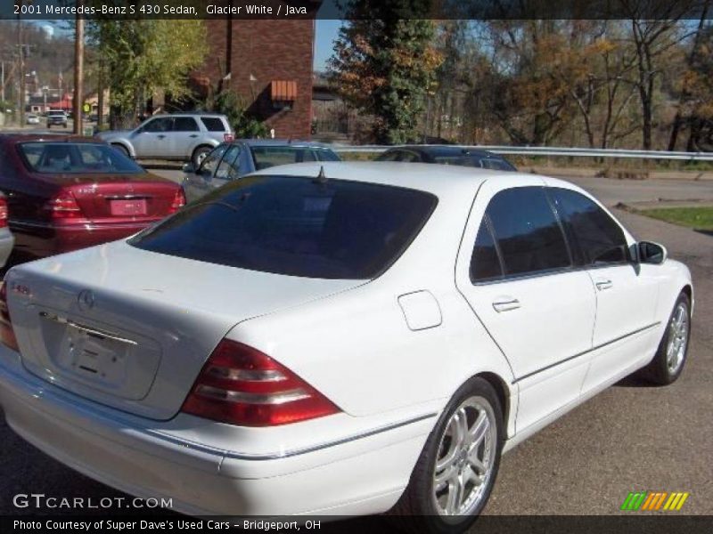 Glacier White / Java 2001 Mercedes-Benz S 430 Sedan