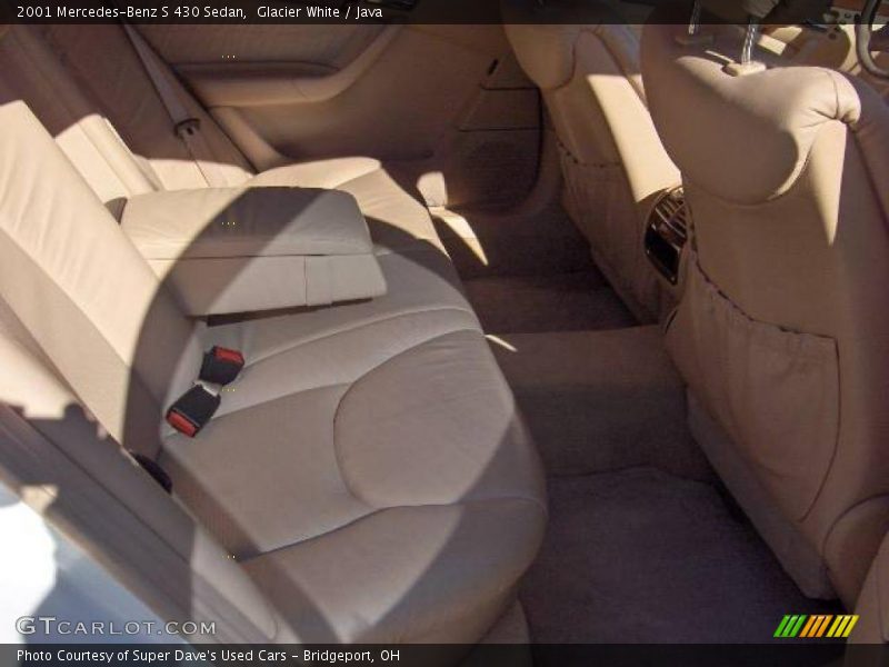 Glacier White / Java 2001 Mercedes-Benz S 430 Sedan