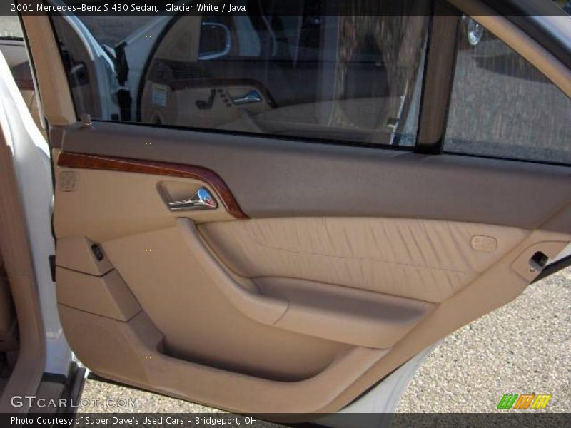 Glacier White / Java 2001 Mercedes-Benz S 430 Sedan