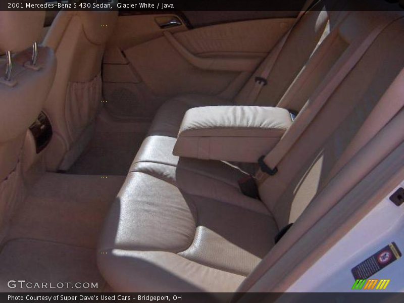 Glacier White / Java 2001 Mercedes-Benz S 430 Sedan