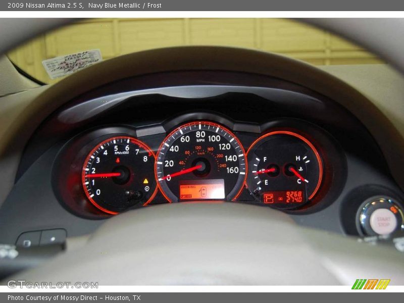 Navy Blue Metallic / Frost 2009 Nissan Altima 2.5 S