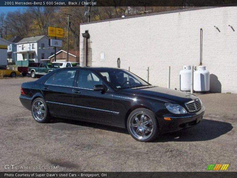 Black / Charcoal 2001 Mercedes-Benz S 600 Sedan