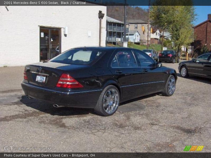 Black / Charcoal 2001 Mercedes-Benz S 600 Sedan