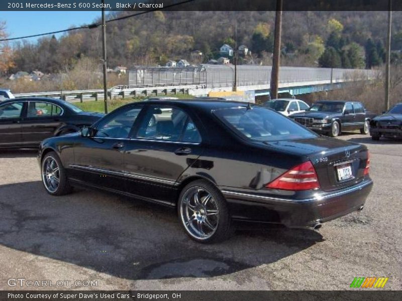 Black / Charcoal 2001 Mercedes-Benz S 600 Sedan