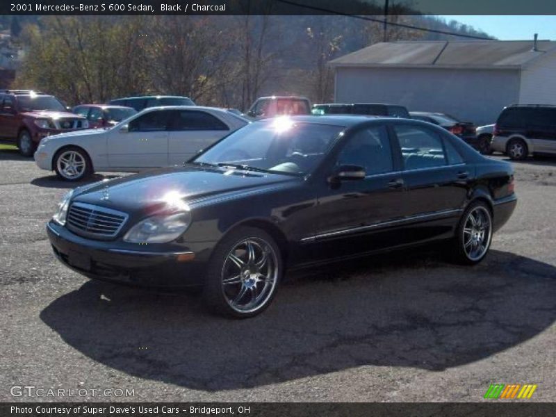 Black / Charcoal 2001 Mercedes-Benz S 600 Sedan