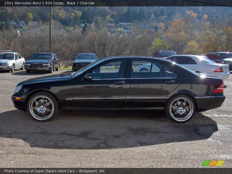 Black / Charcoal 2001 Mercedes-Benz S 600 Sedan