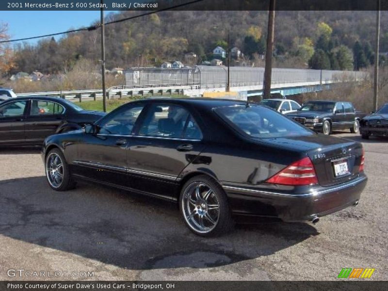 Black / Charcoal 2001 Mercedes-Benz S 600 Sedan