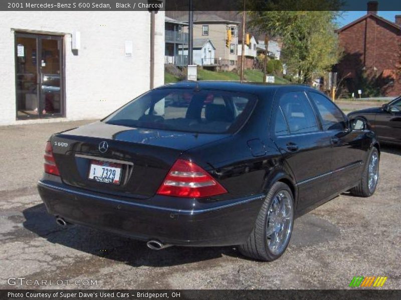 Black / Charcoal 2001 Mercedes-Benz S 600 Sedan