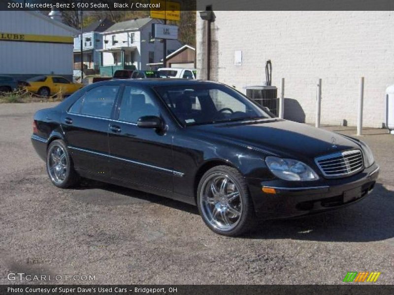 Black / Charcoal 2001 Mercedes-Benz S 600 Sedan