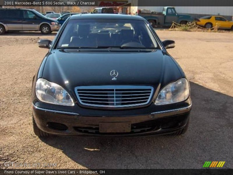 Black / Charcoal 2001 Mercedes-Benz S 600 Sedan