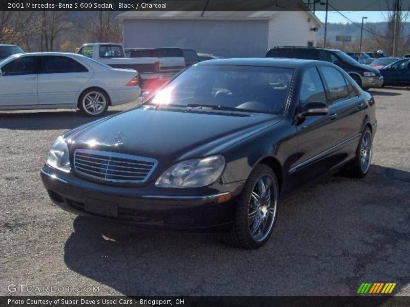 Black / Charcoal 2001 Mercedes-Benz S 600 Sedan